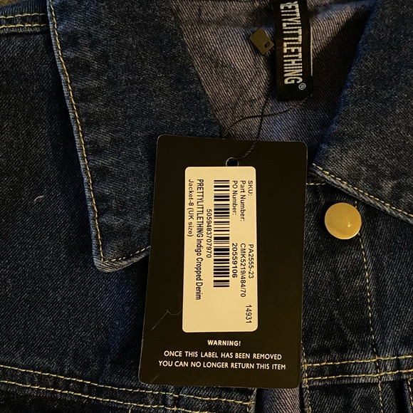 Cute Cropped Jean Jacket! - Picture 6 of 6